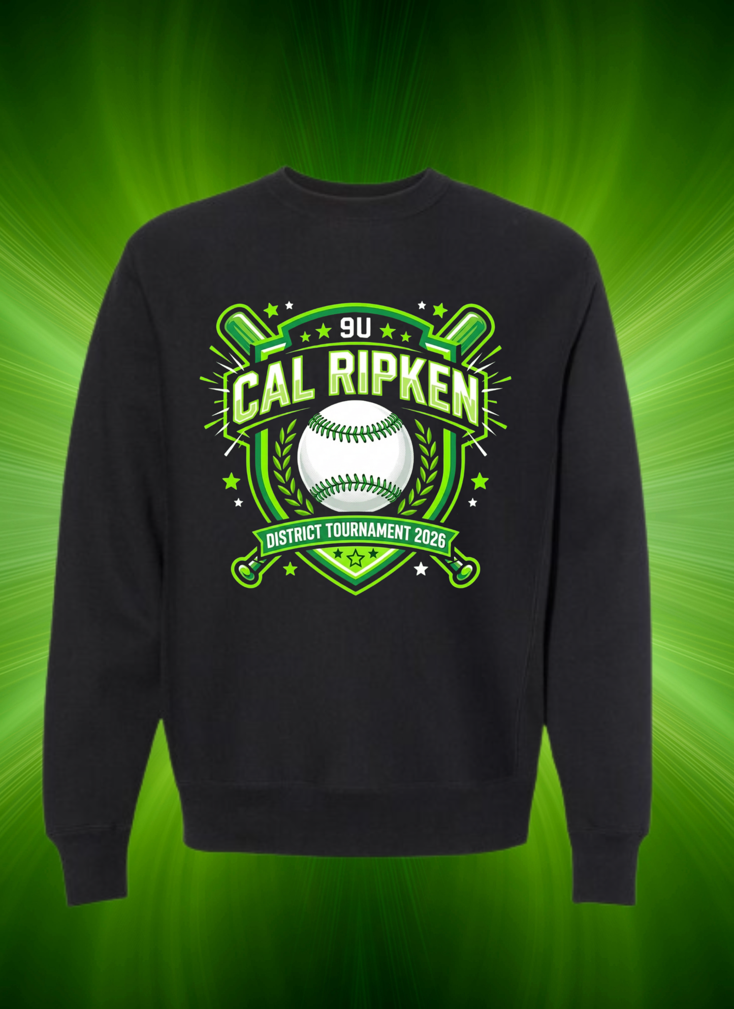 9U Cal Ripken District Crewneck