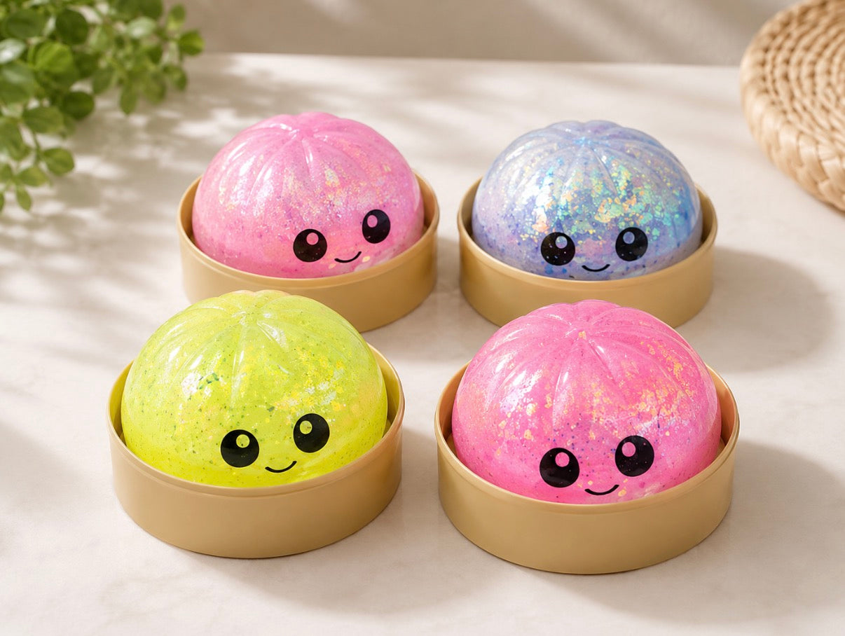 Surprise Glitter Dumplings (Sugar Gel)