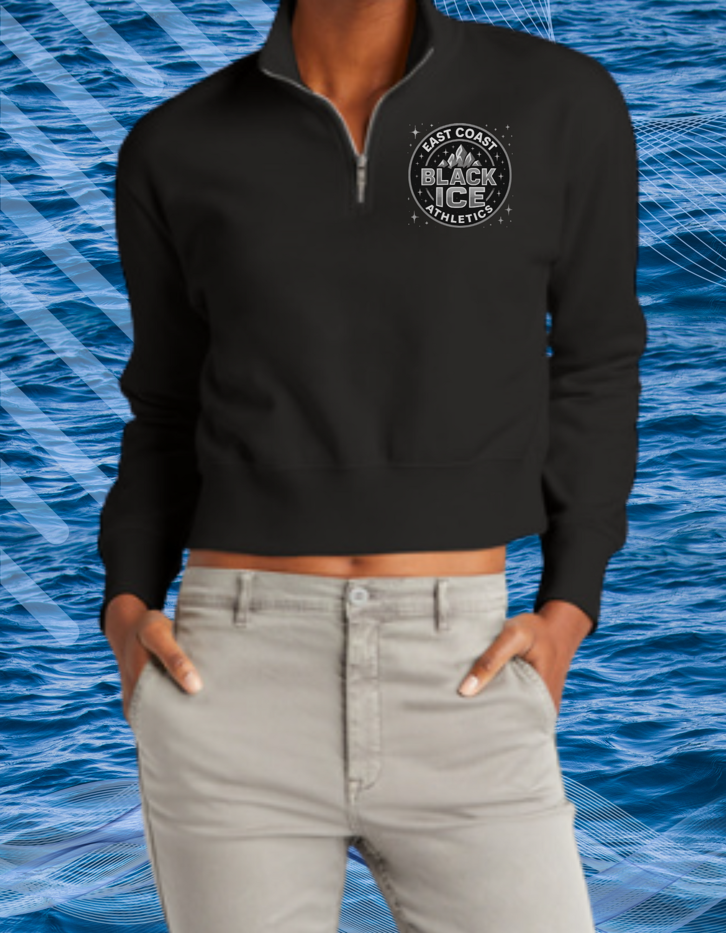 ECA Crop 1/4 Zip TEAM