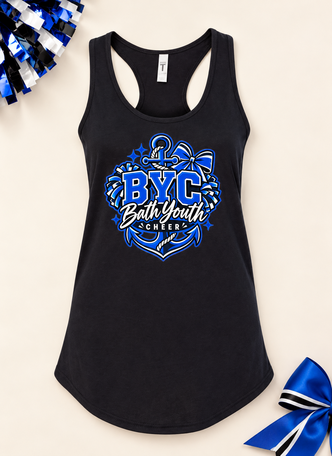 Bath Youth Cheer Racerback Tank