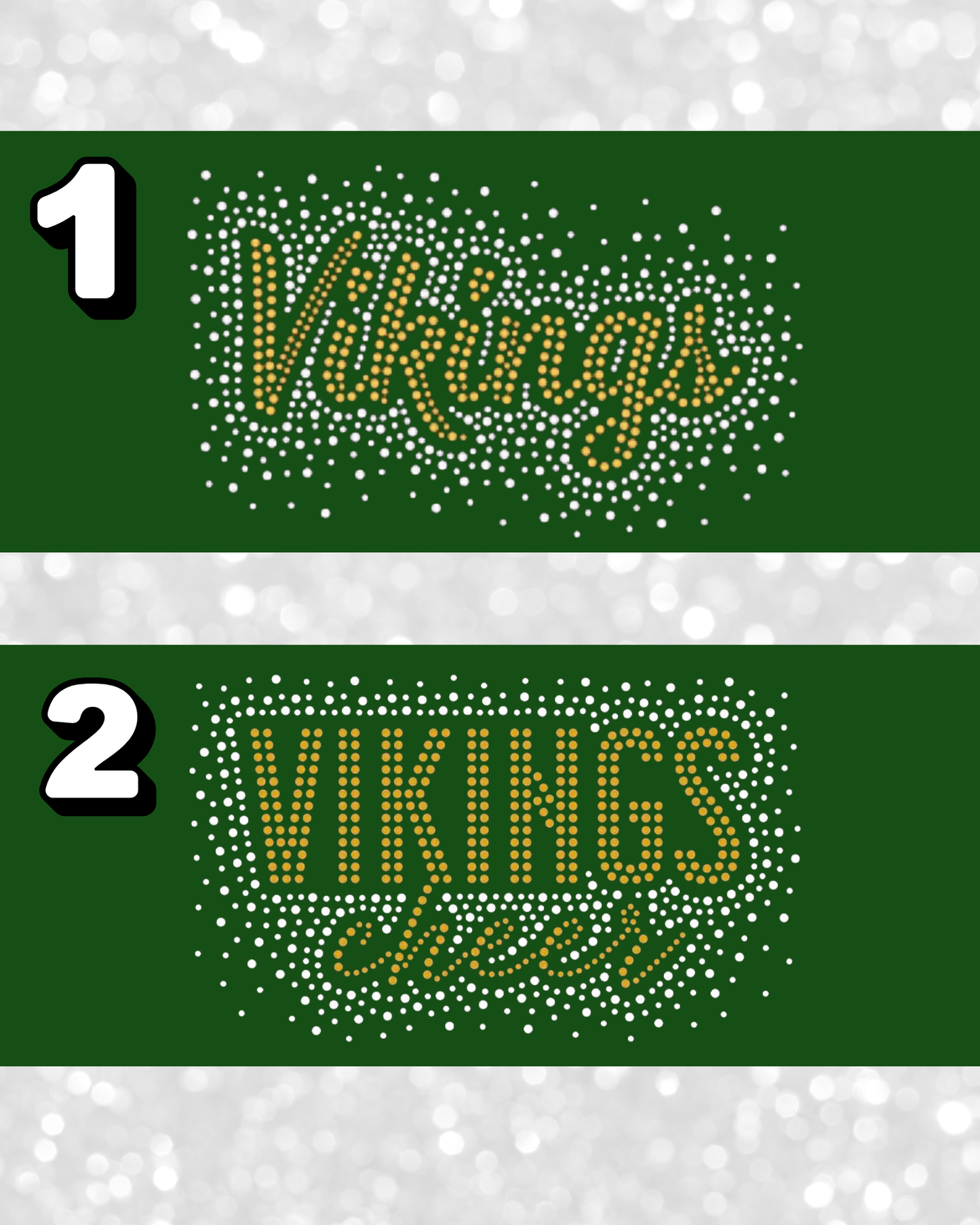 Vikings Cheer Twist Bra