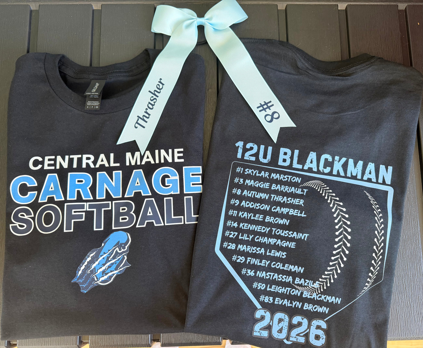 12U Blackman Team T-Shirt