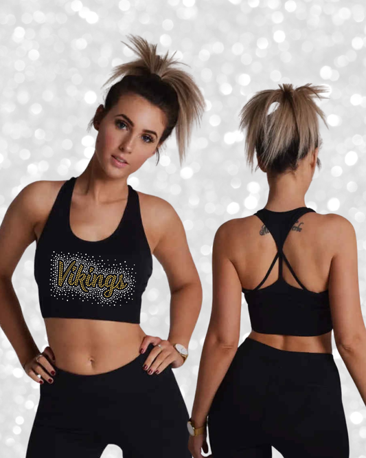 Vikings Cheer Twist Bra