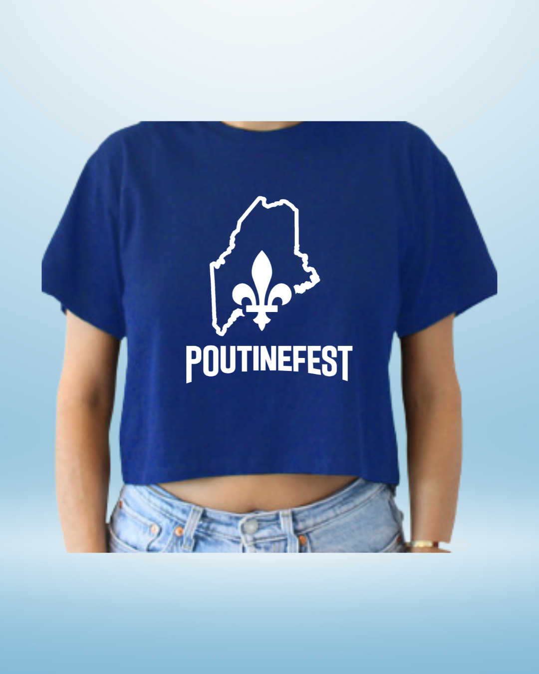 Poutine Fest Crop T-Shirt