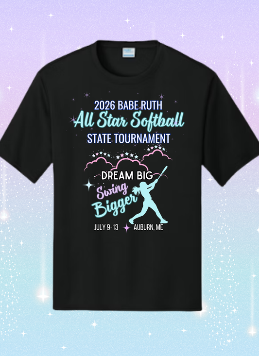 '26 Babe Ruth All Stars Softball T-Shirt