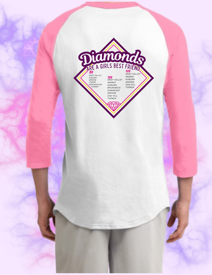 Softball All Star 3/4 Raglan