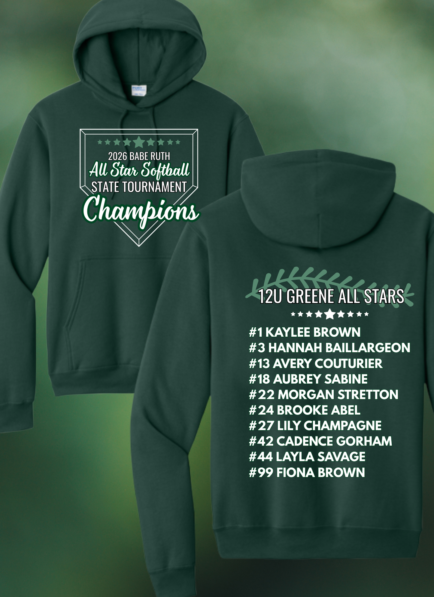 Greene All Star Champion Hoodie