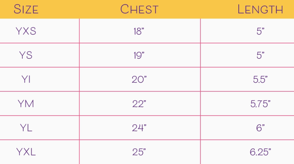 Vikings Cheer Sports Bra