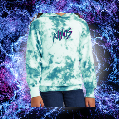 Khaos Teal Tie Dye Hoodie