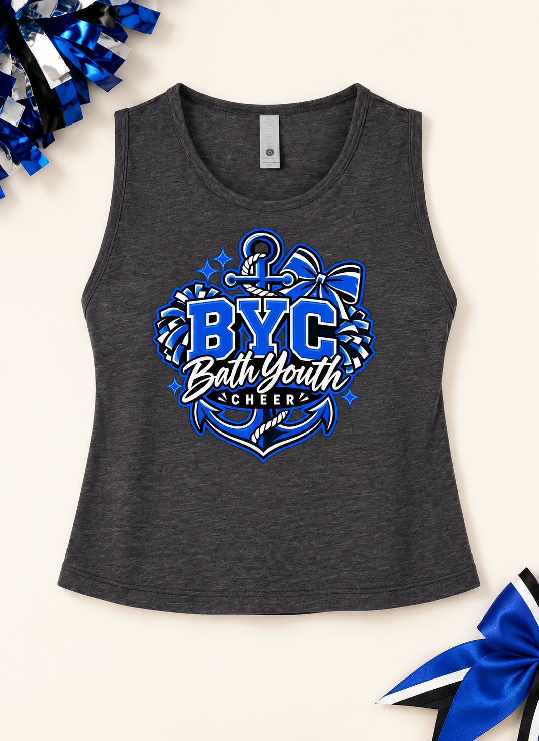 Bath Youth Cheer Cropped Tank