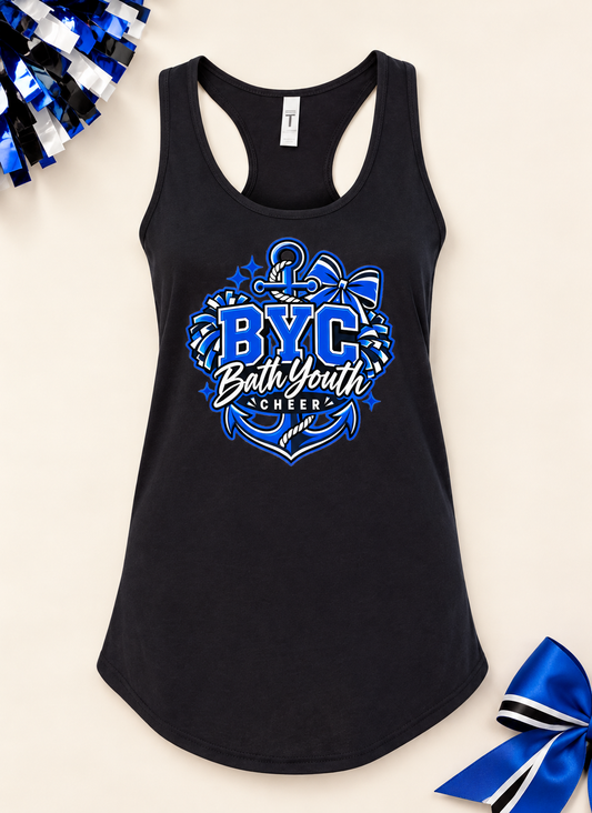 Bath Youth Cheer Racerback Tank