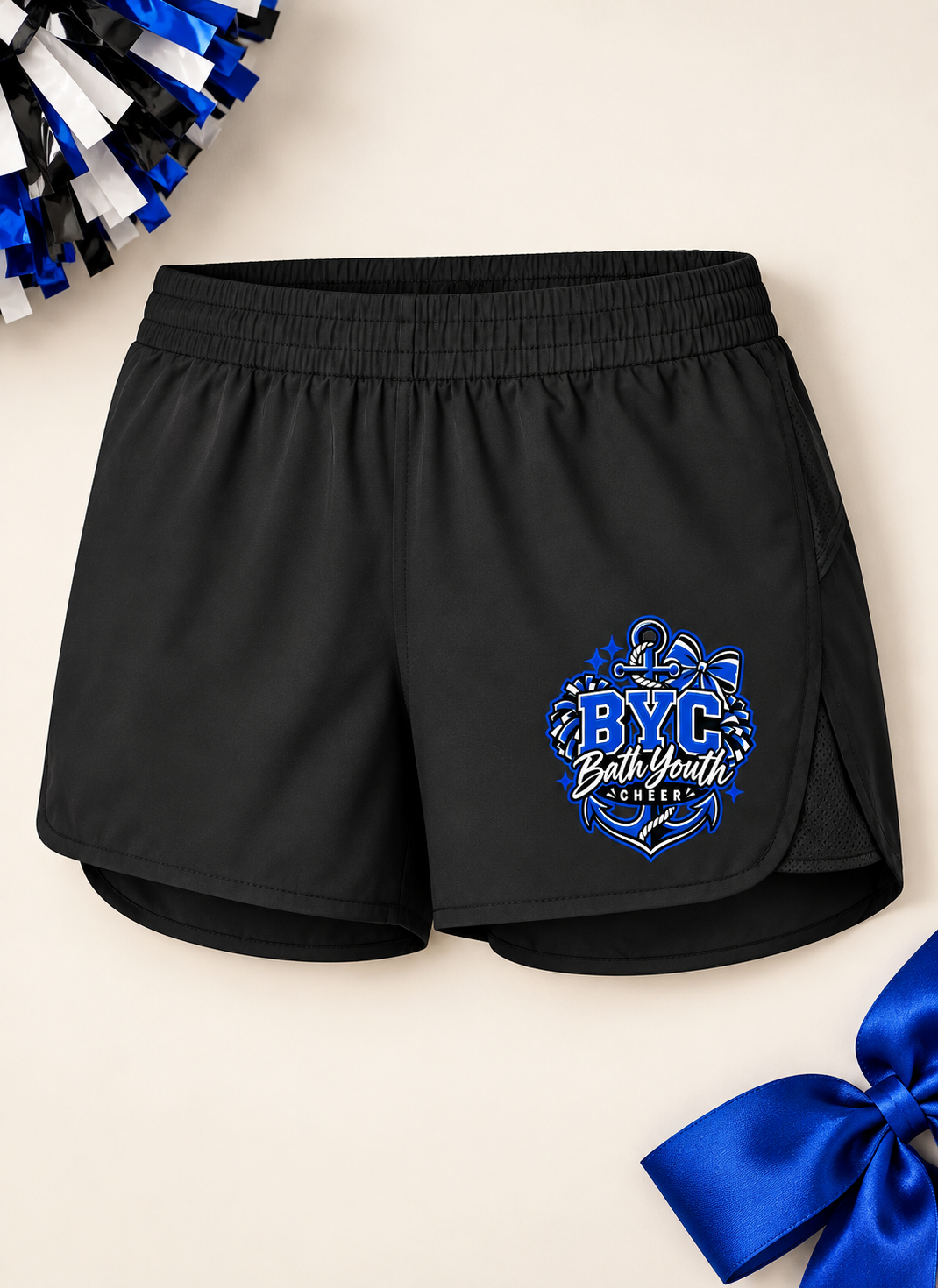 Bath Youth Cheer Athletic Shorts