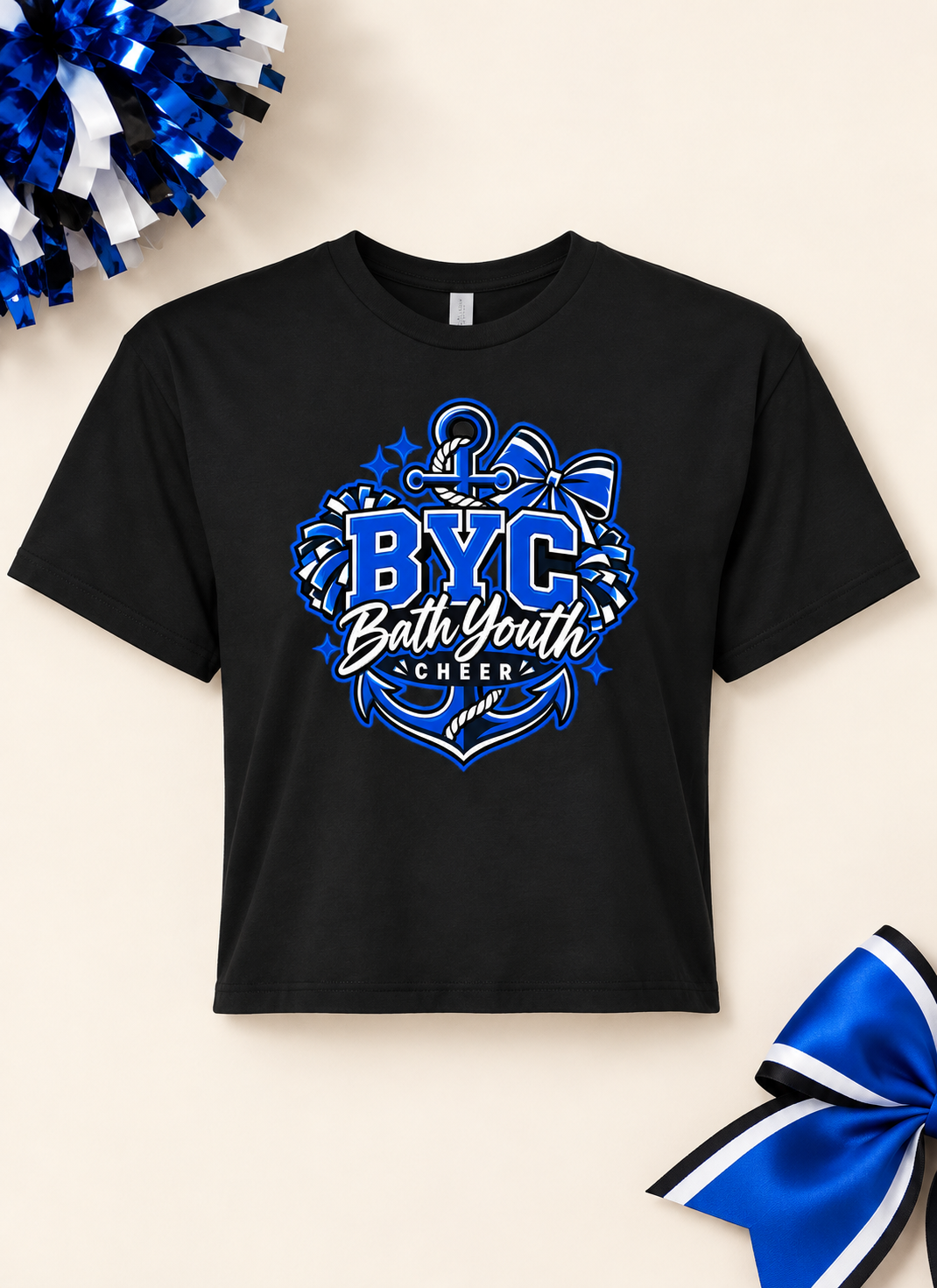Bath Youth Cheer Cropped T-Shirt