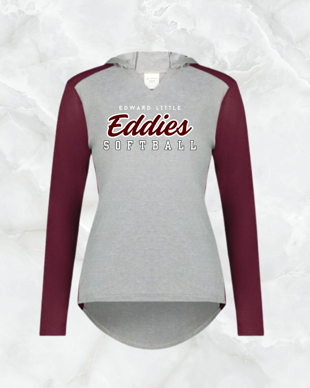 EL Softball Vintage Ladies Hoodie (Lightweight)