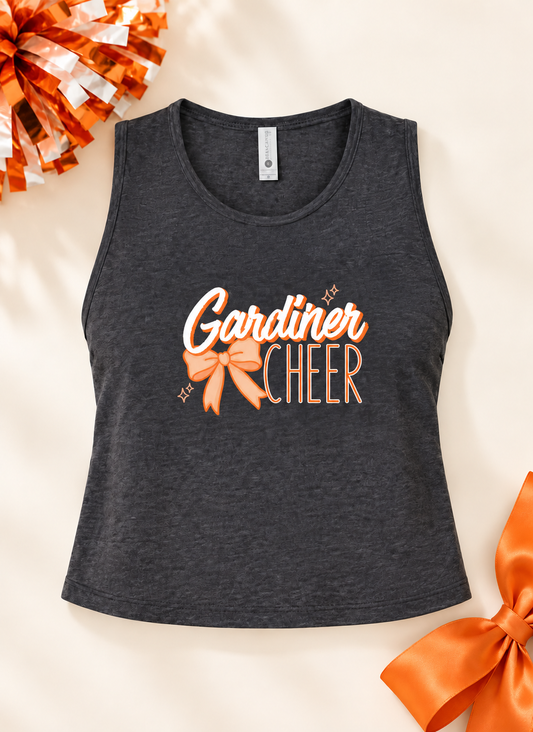 Gardiner Cheer Cropped Tank — Design 1