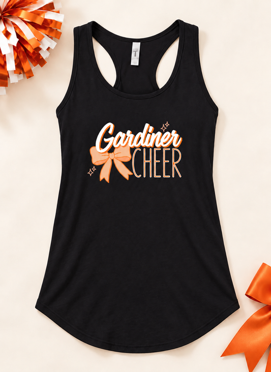 Gardiner Cheer Racerback Tank — Design 1