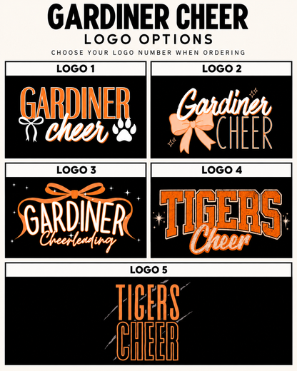 Gardiner Cheer logo options