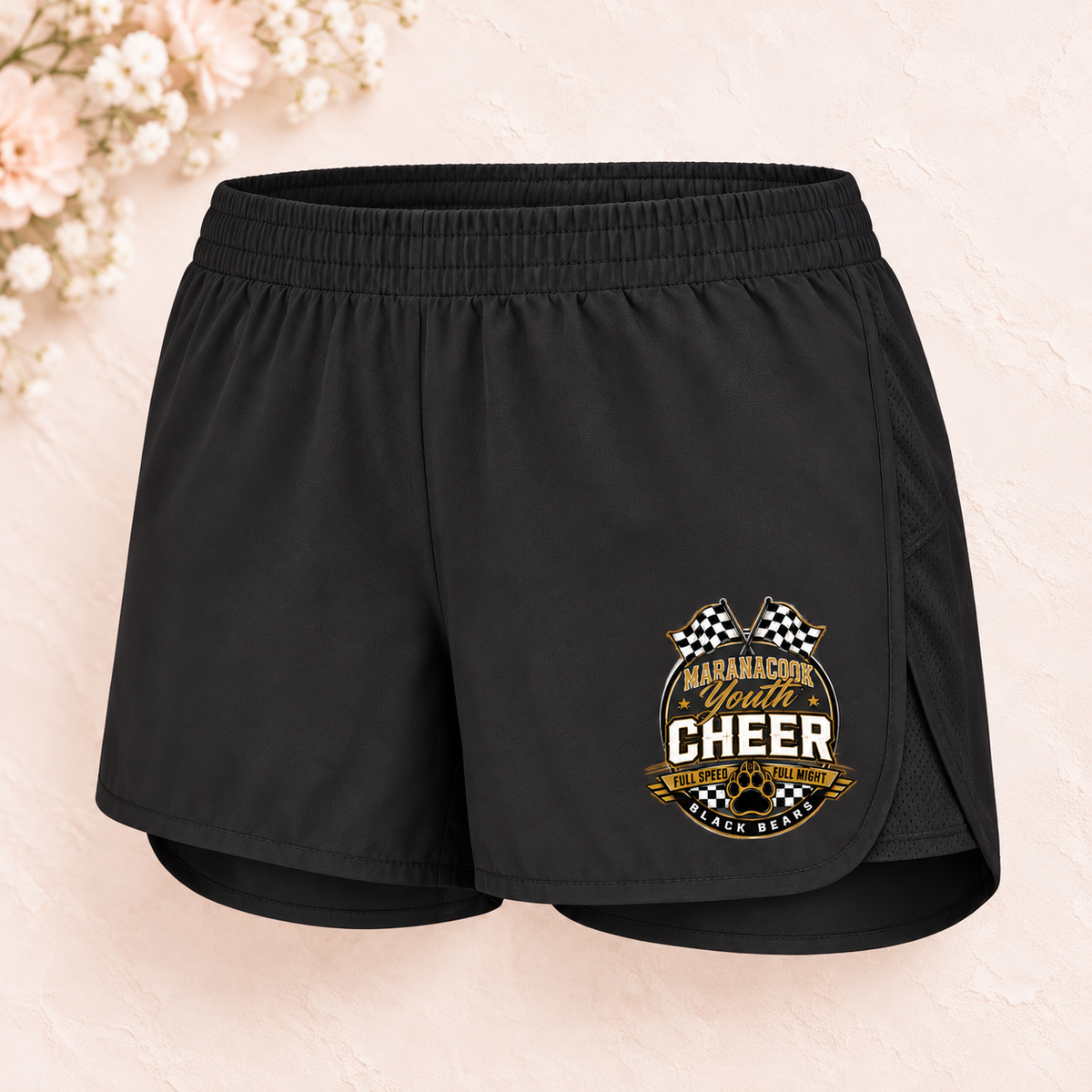 Maranacook Competition Cheer Athletic Shorts — Design 2