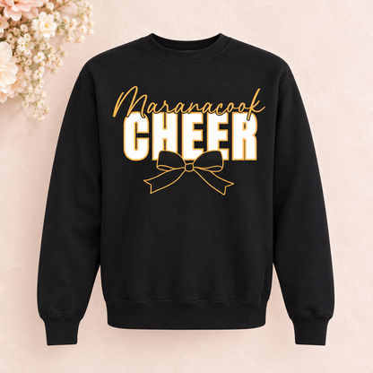 Maranacook Competition Cheer Crewneck — Design 1 — Black