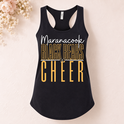 Maranacook Competition Cheer Racerback Tank — Design 3