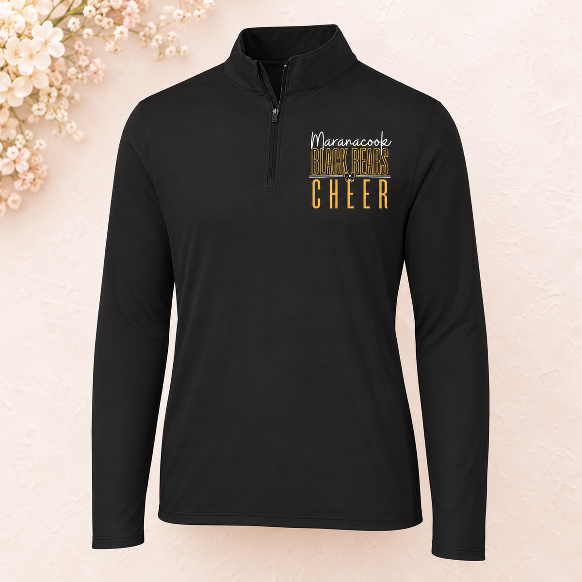 Maranacook Competition Cheer Quarter Zip — Design 3
