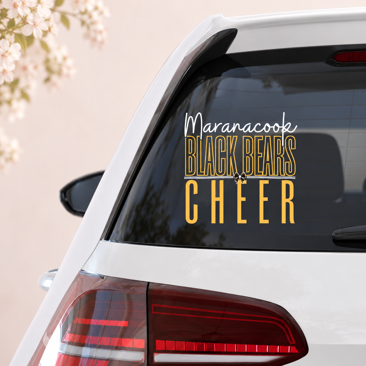 Maranacook Competition Cheer Car Decal — Design 3
