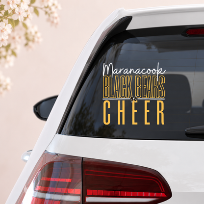 Maranacook Competition Cheer Car Decal — Design 3