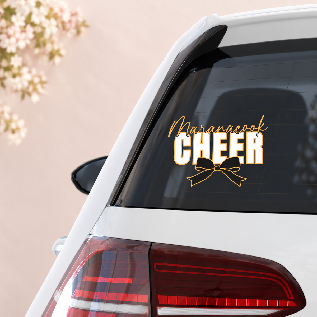 Maranacook Competition Cheer Car Decal — Design 1
