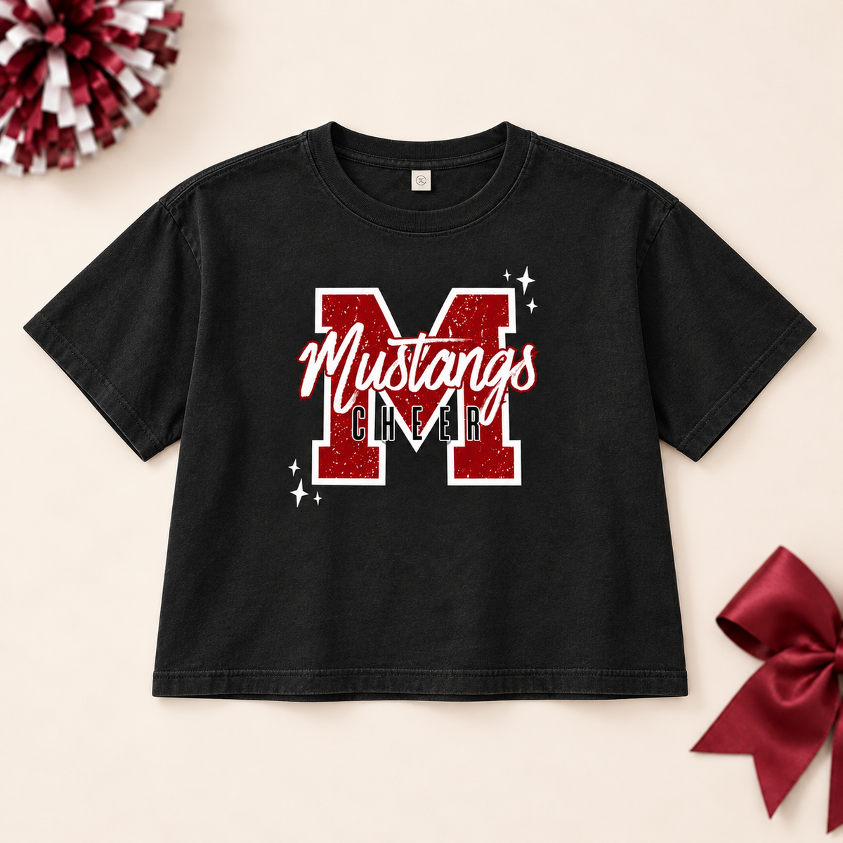 Monmouth Cheer women's Comfort Colors 3023CL boxy tee