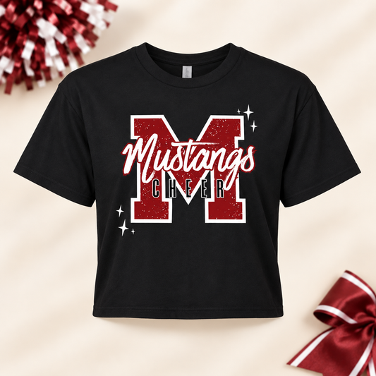 Monmouth Cheer Cropped T-Shirt