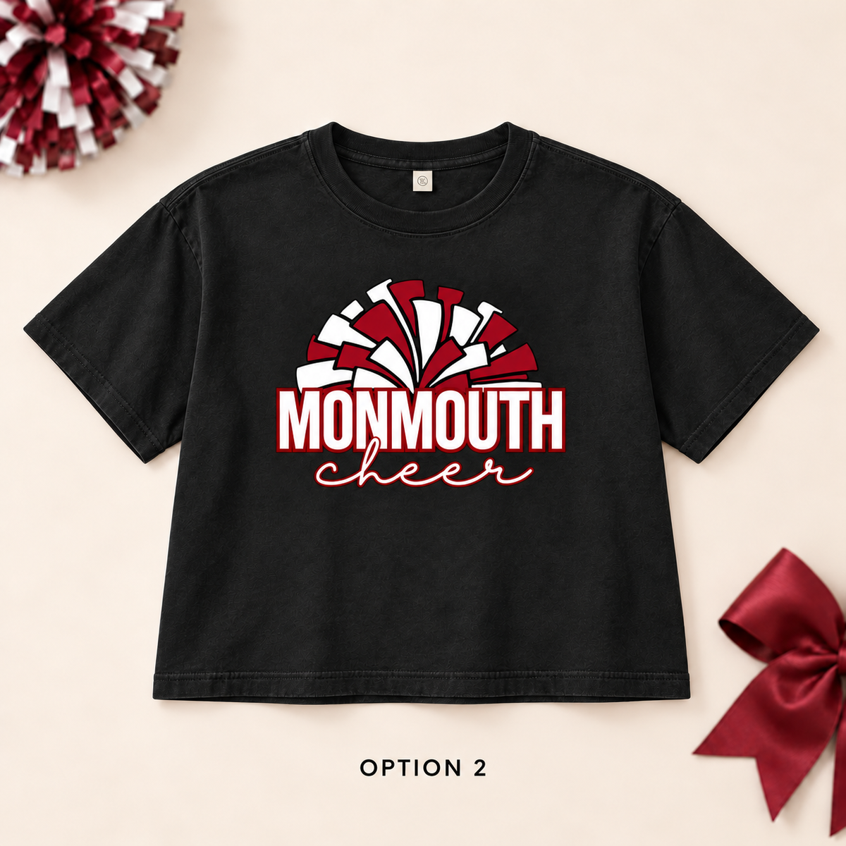 Monmouth Cheer boxy-tee — option 2