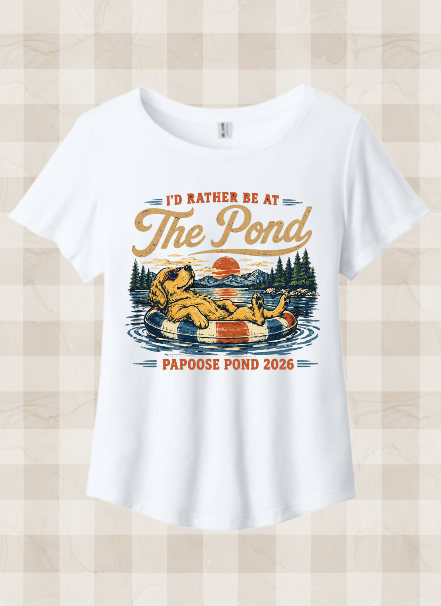 The Pond Camp Shirt - Scoop-Neck Tee