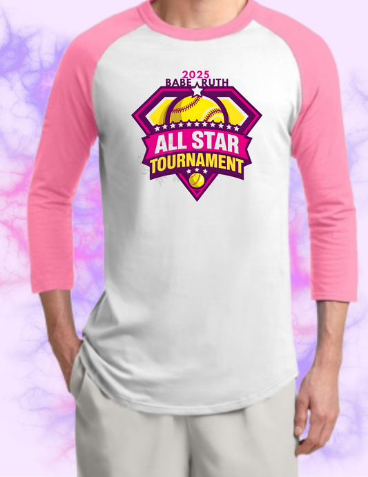 Softball All Star 3/4 Raglan