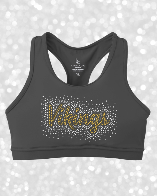 Vikings Cheer Sports Bra